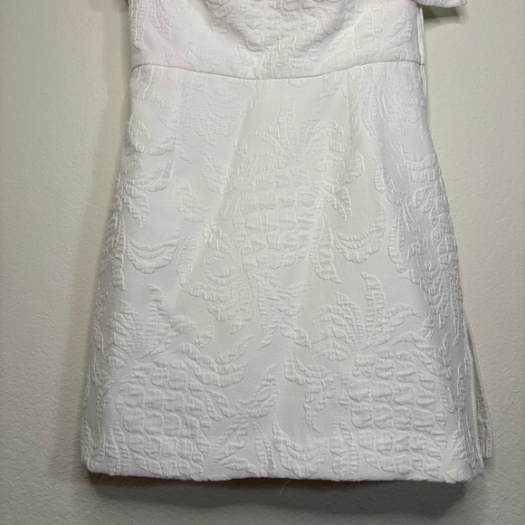 Lilly Pulitzer Pineapple Pucker Jacquard Kipton Romper One Shoulder - Picture 2 of 14